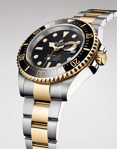 sea dweller rolex two tone|rolex sea dweller new price.